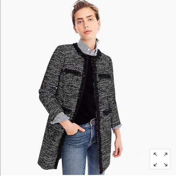 J. Crew Jackets & Blazers - J. Crew Tweed Lurex® Lady Coat Size 8 NWT